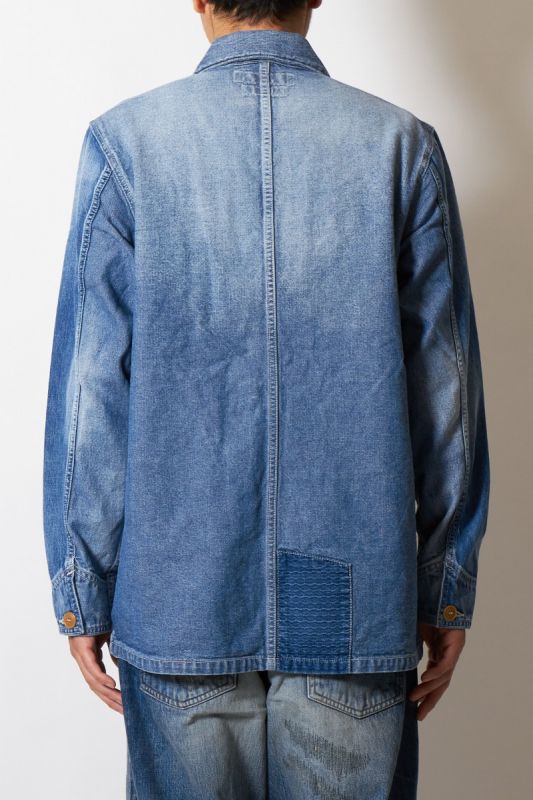PATCHWORK COVERALL JACKET 3YR WASH 21AW