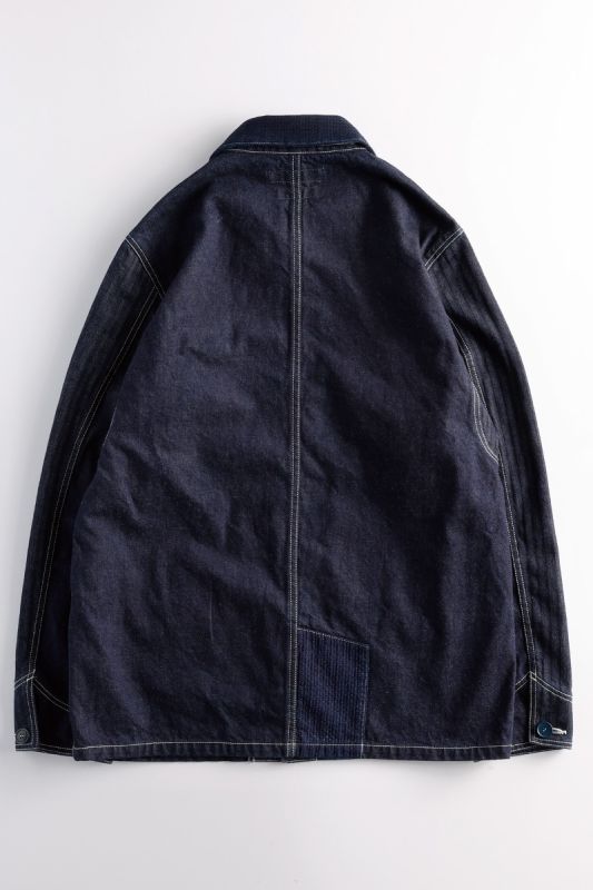 PATCHWORK COVERALL RINSE INDIGO 23SS