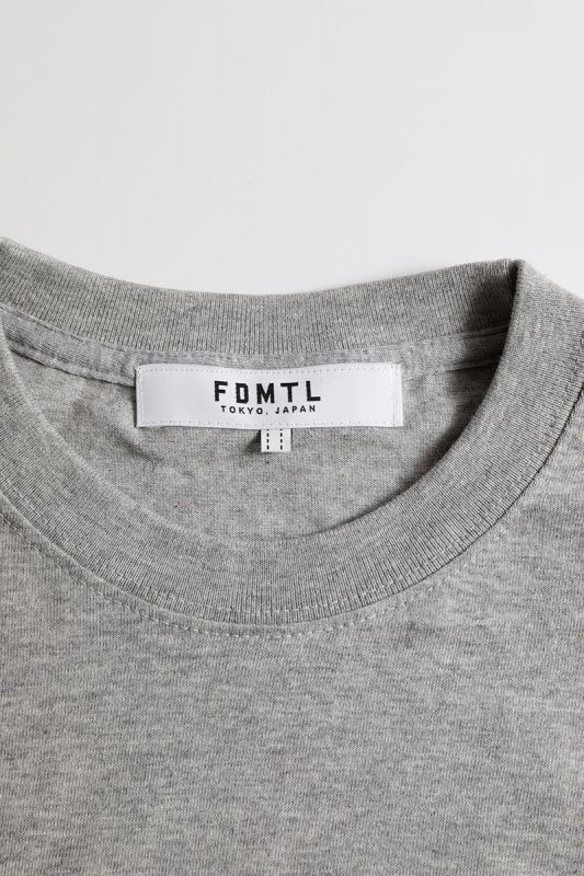 CIRCLE PATCH L/S TEE GRAY