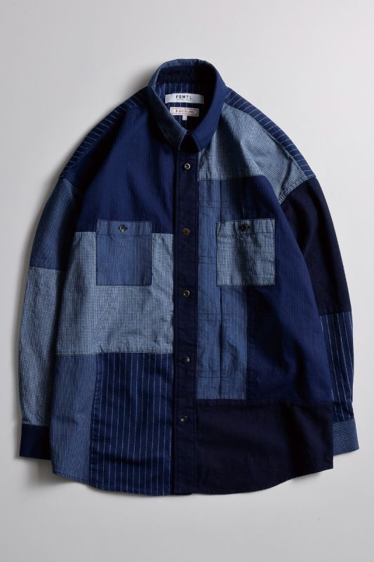 PATCHWORK SHIRT RINSE 23AW